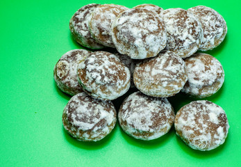 cookies on a colored background