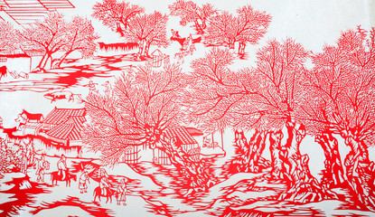 Chinese paper-cut crafts