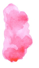 Watercolor hand painted blob texture splotch