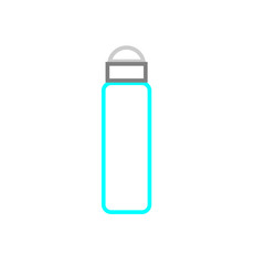 Fototapeta premium roll on deodorant canister simple icon vector