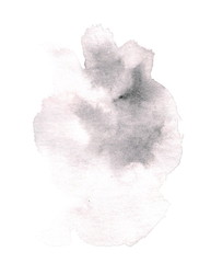 Watercolor hand painted blob texture splotch