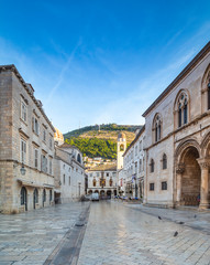 Fototapeta premium Dubrovnik in autumn. October. No people.