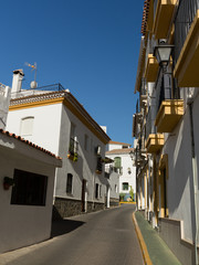 Obraz premium The Countryside Town of Lubrin, Spain by Summer