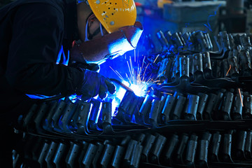 Gardening tool interface welding