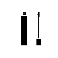 Simple icon vector, mascara for eyelashes