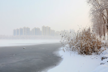 Winter scenery of northern China