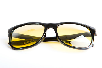 sunglasses isolated on the white