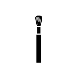 simple icon vector, makeup brush