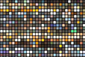 Abstract pixel background with colorful squares. Transition and gradation of color.Blend gradient for illustrations, covers and flier.