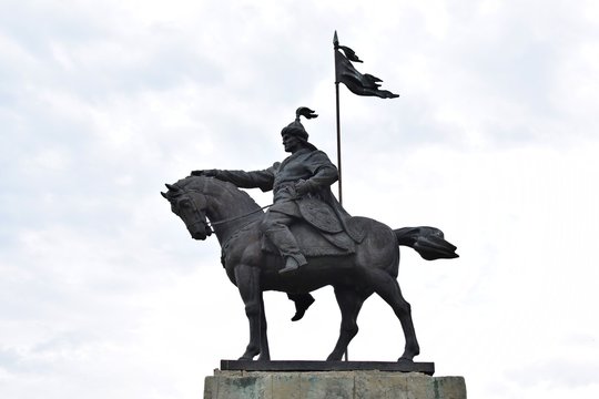 Iron warrior Ibrahim ibn Muhammad is the founder of Alabuga. Elabuga. Tatarstan