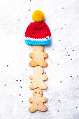 Traditional Christmas Baking. Gingerbread man