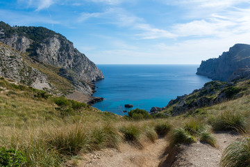 Fototapeta na wymiar Cala Figuera Bay on the island of Mallorca