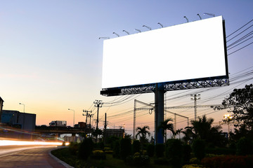 billboard blank for outdoor advertising poster or blank billboard for advertisement.