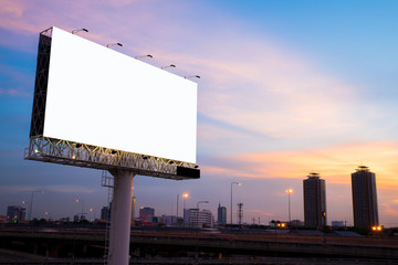 billboard blank for outdoor advertising poster or blank billboard for advertisement.