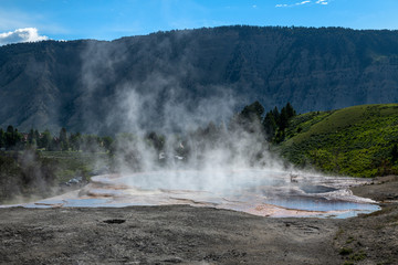 Lower Terrace Mammoth Hot Springs, Yellowstone