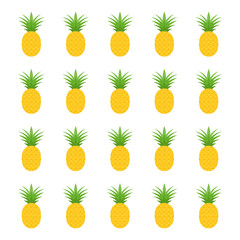 Pineapple pattern for textile fabric or wallpaper background