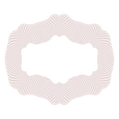 Circular gilyoshny ornament.