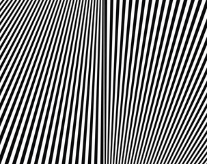 Obraz premium Digital image with a psychedelic stripes Wave design black and white. Optical art background. Texture with wavy, curves lines. Vector illustration