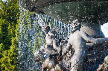 Dresden Albertplatz  - Stadt Park Sommer 21