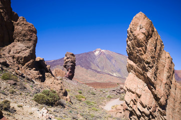 Fototapeta na wymiar Volcanic view on Tenerife island, Spain