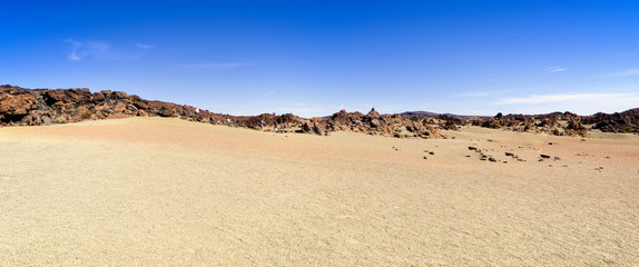 Volcanic view on Tenerife island, Spain