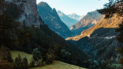 Beautiful alpine view near Finstermünz, Tyrol, Austria