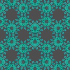 Detailed seamless pattern background with retro style colors. Wall paper, wrapping paper, gift card, invitation and cover design.