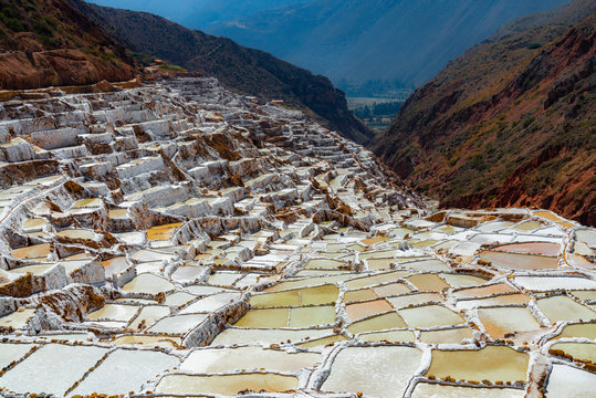 maras salt mines Salinas de Maras peru cusco