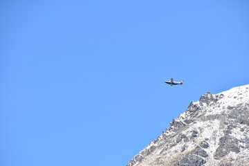 Fototapeta na wymiar The view of Queenstown in New Zealand