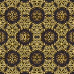 Detailed seamless texture pattern background. Vintage style wall paper, wrapping paper background design.