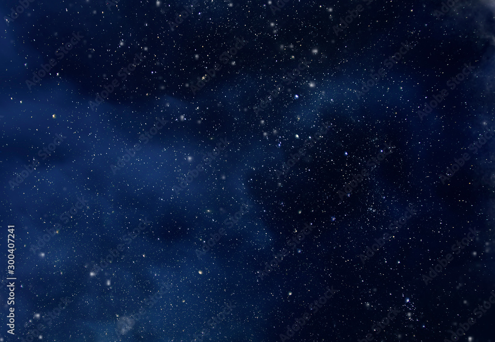 Wall mural starry sky with stars
