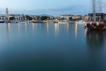 Fototapeta premium View of Split in the evening.