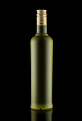 frosted glass bottle