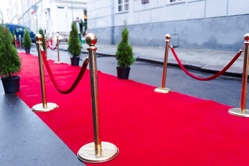 Red carpet entrance