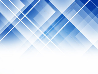 Blue geometric abstract background, design with diagonal squares