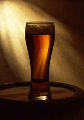 beer glass of beer