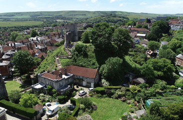 Aerial views of historic Lewes, East Sussex. © Peter Cripps