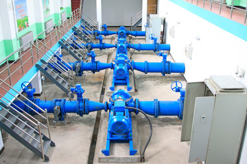Water supply pump station of mechanical equipment