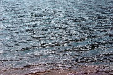 surface of clear water