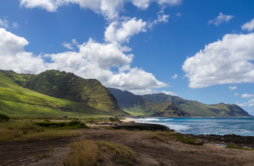 View of Ka'ena Point State Park Oahu Hawaii © Kelly Headrick