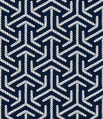 Endless pattern with geometric motif, vector decor