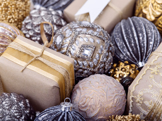 Christmas decoration background.