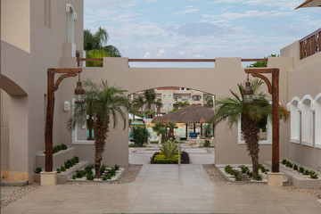 Territory of  Resort in Hurghada, Egypt
