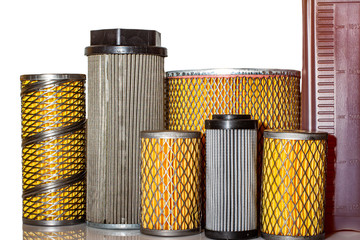Oil filters for industrial engineering filters and purifies oil.