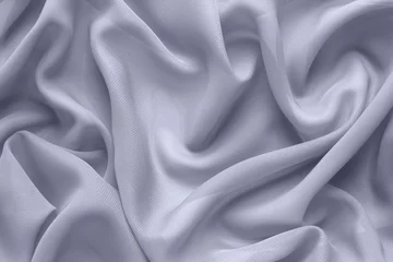Rolgordijnen grijze stof met grote plooien © aninna