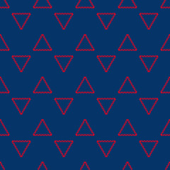 Seamless triangles simple minimal geometric pattern repeat endless background
