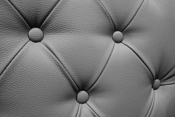 Leather backrest, rivets, leather texture