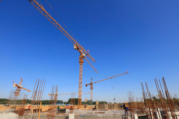 Construction site scene