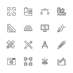 Blueprint - Flat Vector Icons