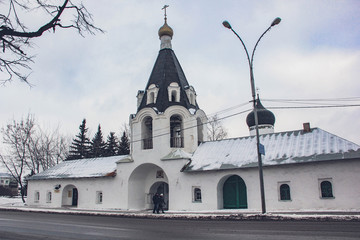 Church of Pskov. Russia. January 2019